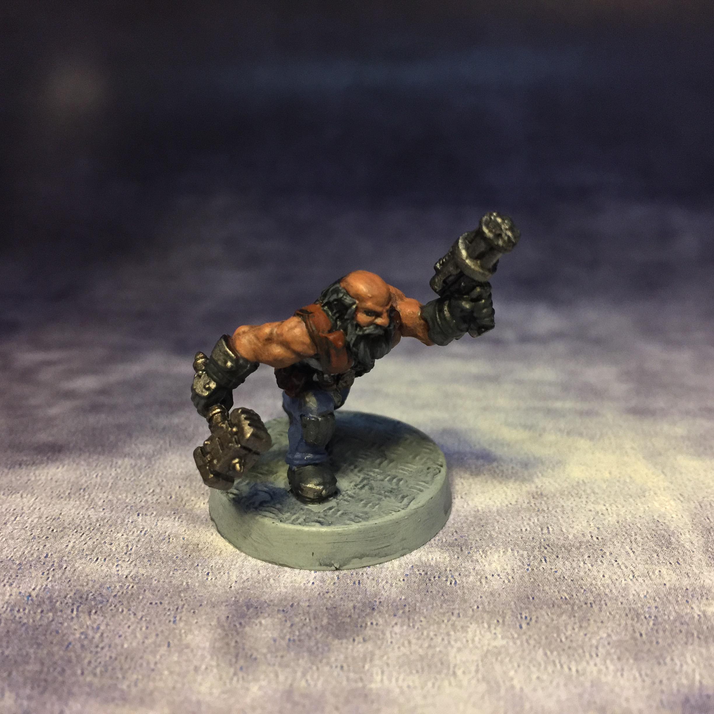 Mantic Forge Father - Antenato Di Ferro, Miniatura In Plastica Per Wargame, Non Dipinta, Base 60 Mm - 5